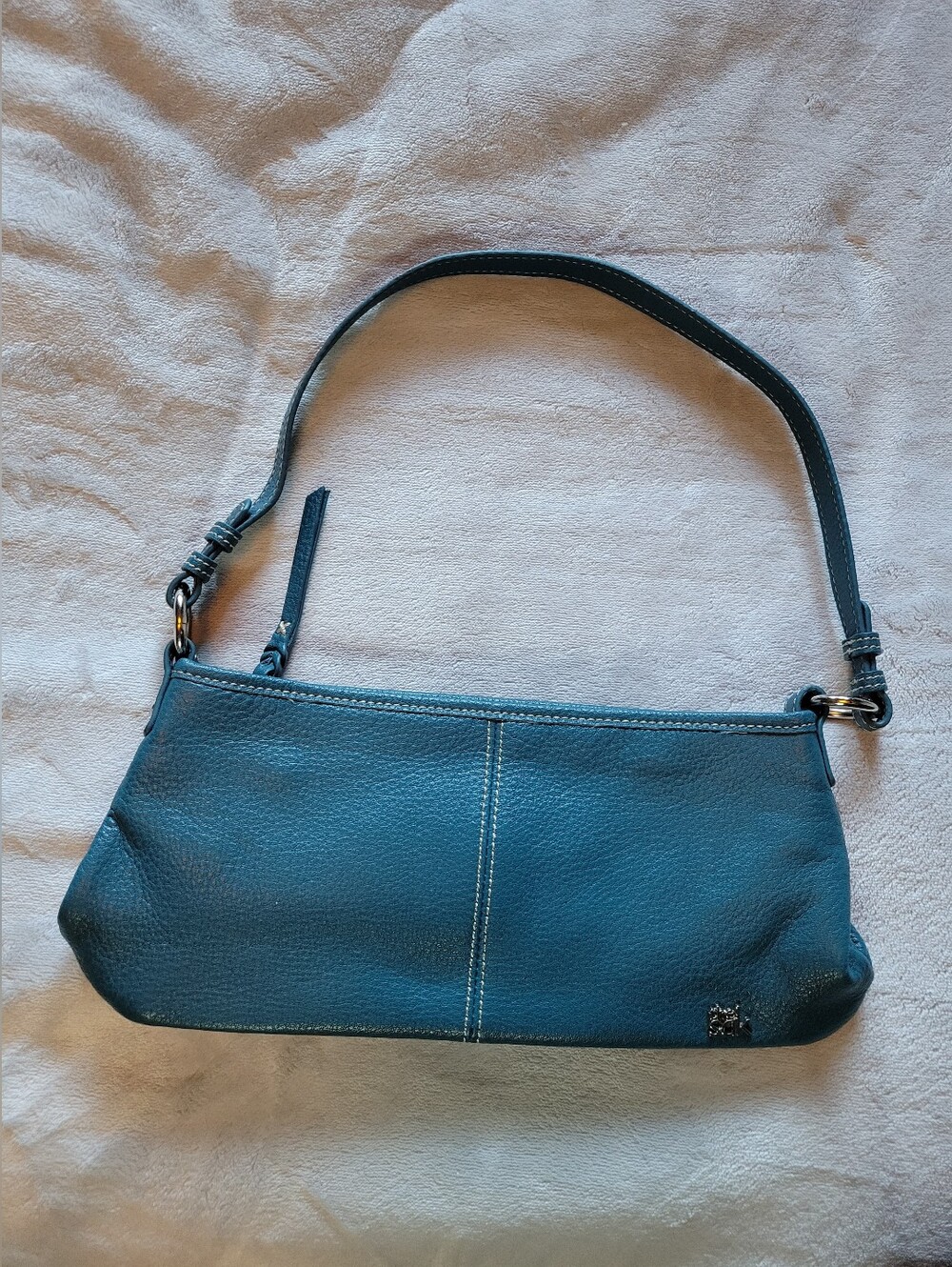 The Sak | Blue Leather Shoulder Bag - Women's Stylish Everyday Purse